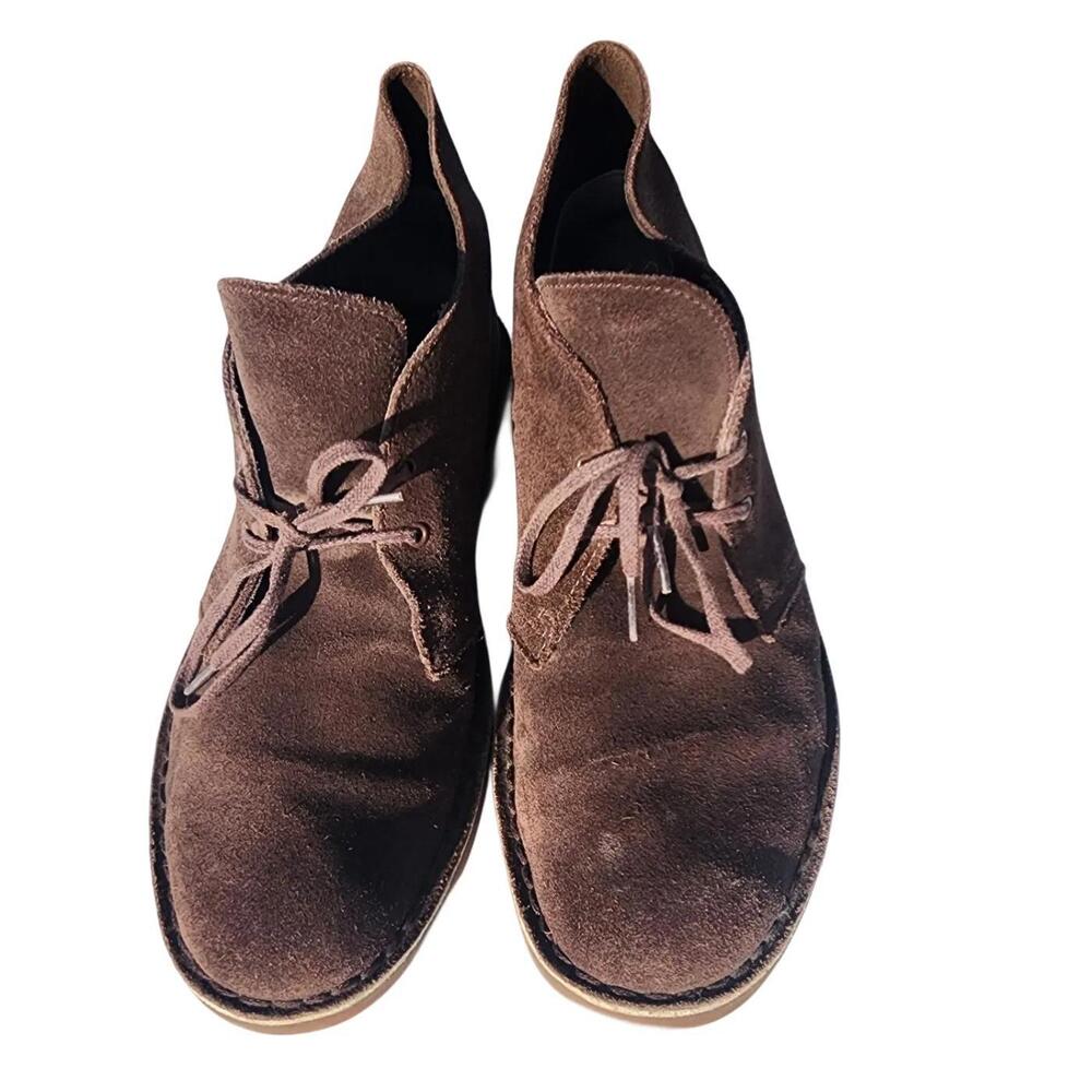 Clark's. Men's Desert Boot Brown/Chestnut Suede. Size: 9.5M